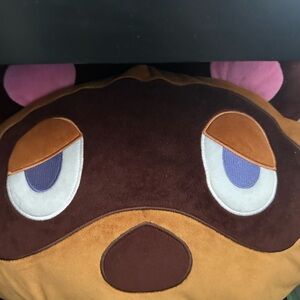 Others Follow Brown and Pink Accent Pillow